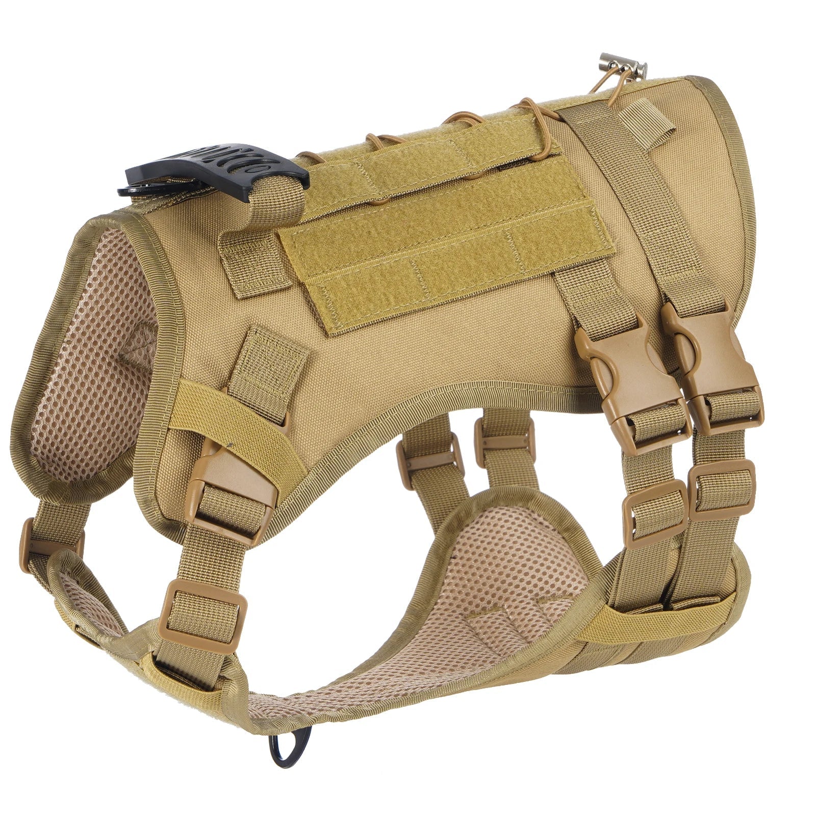 Tactical No-Pull Dog Harness with Reinforced Chest Strap