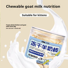 Freeze-Dried Goat Milk Chicken Chew Sticks Pet Treats