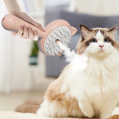 Rechargeable Self-Cleaning Mist Pet Grooming Slicker Brush