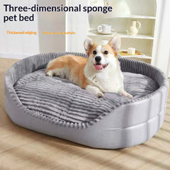 All-Season Thickened Dog Bed for Home Comfort