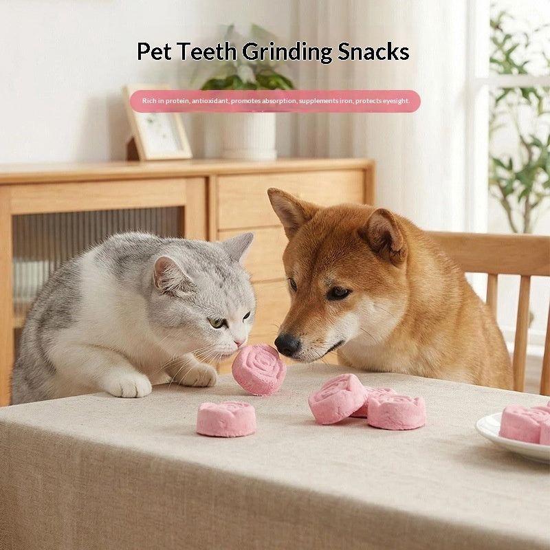 Freeze-Dried Cranberry Rose Biscuits Cat Treats