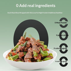 Duck Okra Nutritious Chews Dog Treats