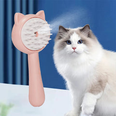 Rechargeable Self-Cleaning Mist Pet Grooming Slicker Brush