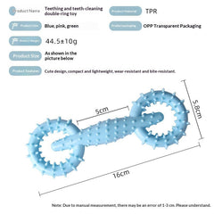 Pull Ring Dog Chew Toy for Interactive Play