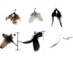 Feather Bell Replacement Head for Cat Toy