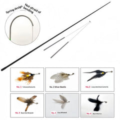 Feather Bell Replacement Head for Cat Toy