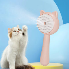 Rechargeable Self-Cleaning Mist Pet Grooming Slicker Brush