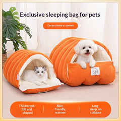 Three-Dimensional Fenced Winter Thickened Cat Bed Warm