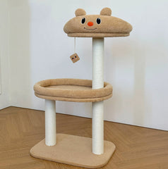 Butter Panda Cat Climbing Frame with Bed