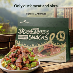 Duck Okra Nutritious Chews Dog Treats