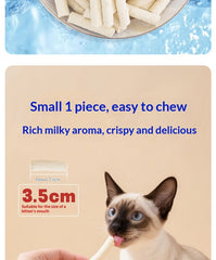 Chicken Goat Milk Stick Cat Treats Packaged Snacks