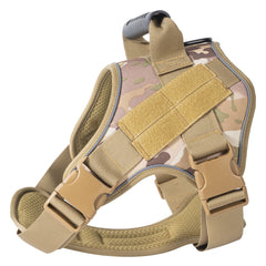 Breathable Tactical Dog Harness with Traction Rope