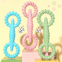 Pull Ring Dog Chew Toy for Interactive Play