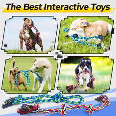 Tough Rope Dog Toys for Aggressive Chewers Tugging