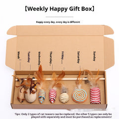 7-Piece Mouse Cat Toy Gift Set for Cats