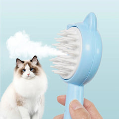 Rechargeable Self-Cleaning Mist Pet Grooming Slicker Brush