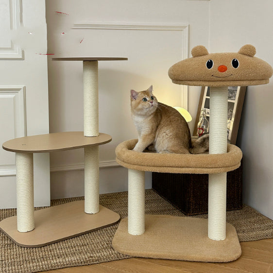 Butter Panda Cat Climbing Frame with Bed