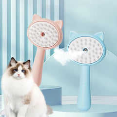 Rechargeable Self-Cleaning Mist Pet Grooming Slicker Brush