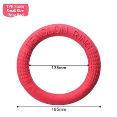 Soft Pull-Ring Flying Disc Dog Training Toy Durable
