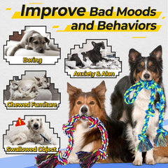 Tough Rope Dog Toys for Aggressive Chewers Tugging
