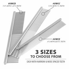 Back Pet Grooming Comb for Coat Care